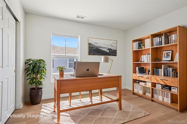 17145 Waterhouse Cir Unit F, Parker, CO 80134 - office space with light wood-style flooring and baseboards