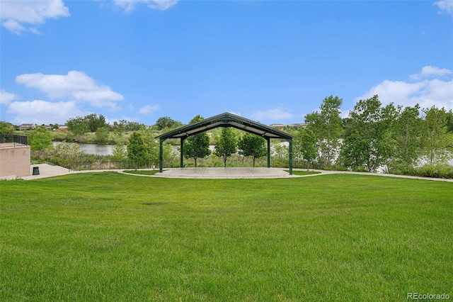 4760 Kittredge St, Denver, CO 80239 - view of property's community with a yard and a gazebo