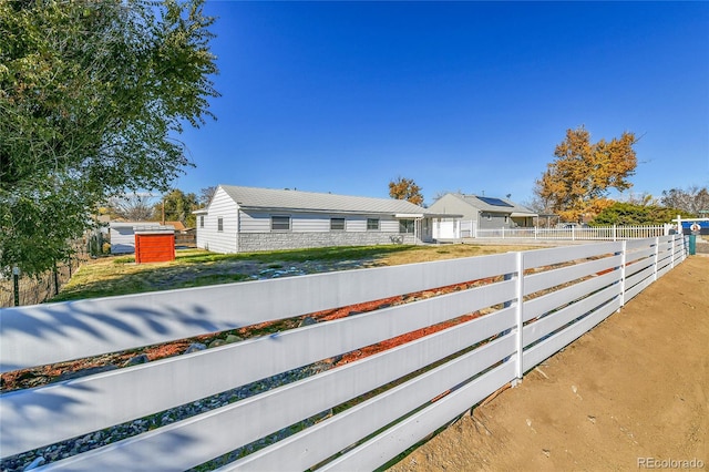 view of front of property