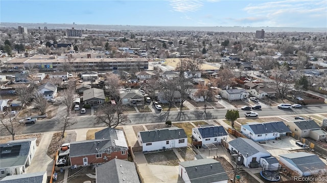 drone / aerial view featuring a residential view