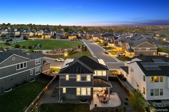 12264 Olive Way, Thornton, CO 80602 - aerial view at dusk of a residential view