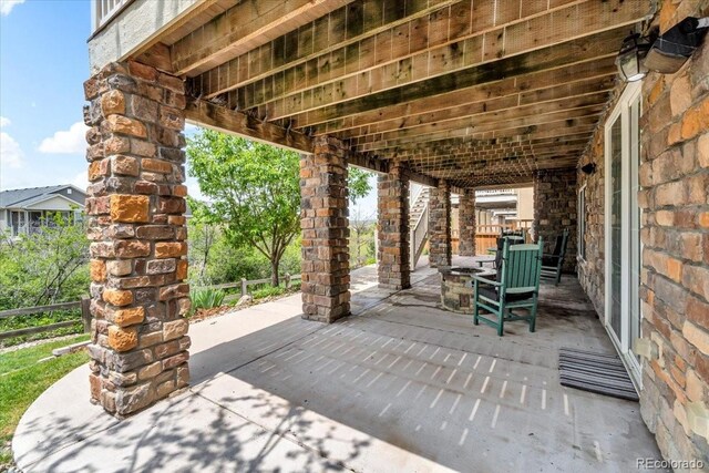 1385 Candleglow St, Castle Rock, CO 80109 - view of patio