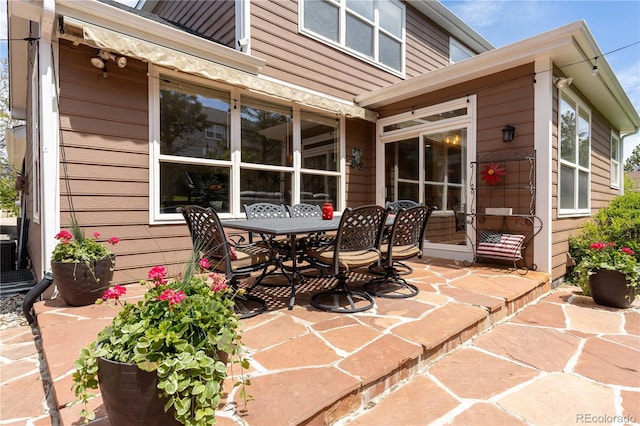 view of patio / terrace featuring outdoor dining space