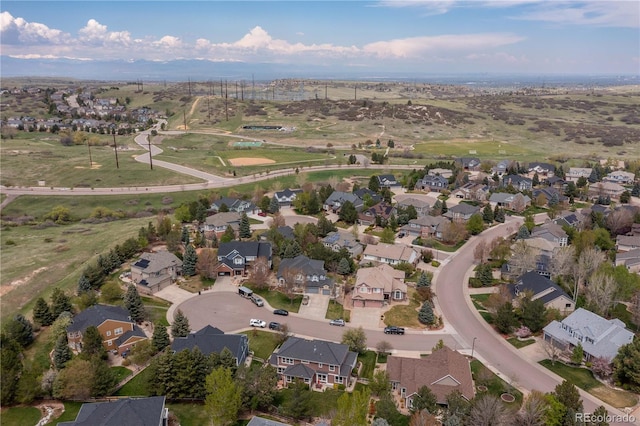aerial overview of property's location featuring nearby suburban area