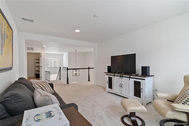1369 E Witherspoon Dr, Elizabeth, CO 80107 - carpeted living area featuring recessed lighting