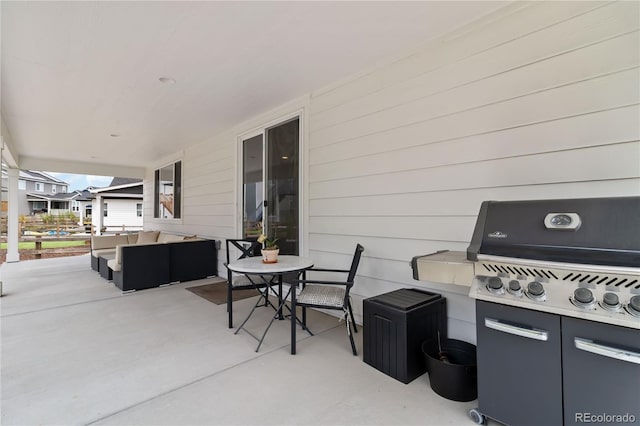 1369 E Witherspoon Dr, Elizabeth, CO 80107 - view of patio with an outdoor hangout area, area for grilling, and outdoor dining area
