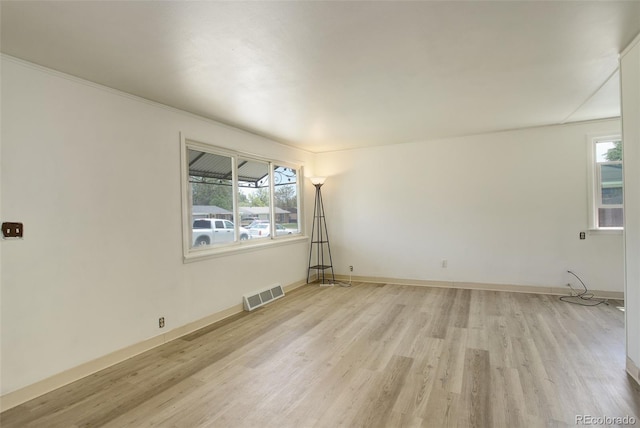 7291 Bryant St, Westminster, CO 80030 - spare room with light wood-type flooring, plenty of natural light, and baseboards
