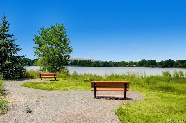 1183 S Pierson Ct, Denver, CO 80232 - view of community featuring a water view