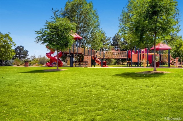 1183 S Pierson Ct, Denver, CO 80232 - community jungle gym featuring a yard