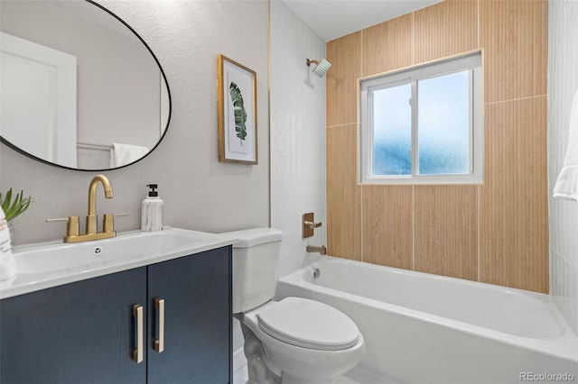 1310 E Amherst Ave, Englewood, CO 80113 - bathroom featuring vanity and bathtub / shower combination