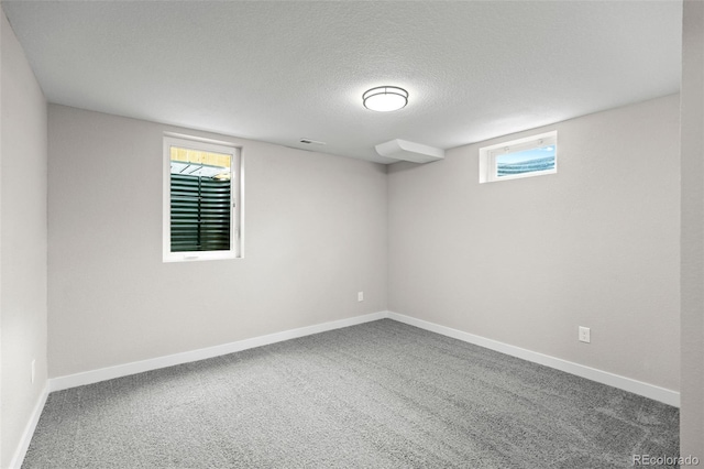 1310 E Amherst Ave, Englewood, CO 80113 - basement with carpet floors and a textured ceiling