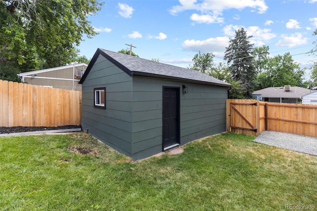 1310 E Amherst Ave, Englewood, CO 80113 - view of outbuilding with a fenced backyard