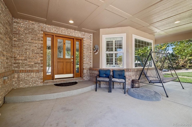10044 E 146th Pl, Brighton, CO 80602 - property entrance with brick siding and stone siding