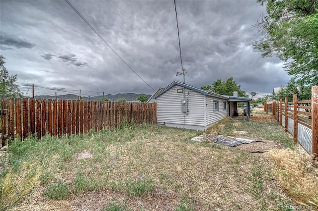 1320 H St, Salida, CO 81201 - view of fenced backyard
