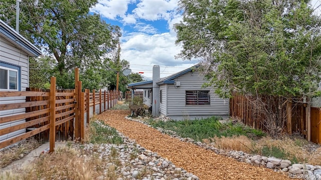 1320 H St, Salida, CO 81201 - view of fenced backyard