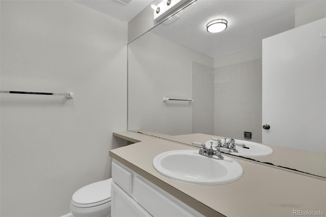 14243 E Radcliff Cir, Aurora, CO 80015 - bathroom with vanity and toilet