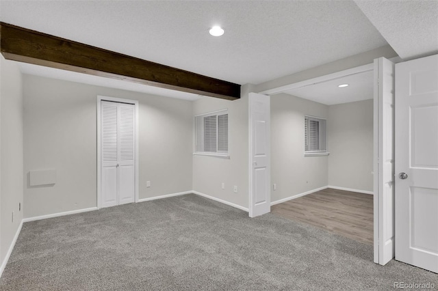 14243 E Radcliff Cir, Aurora, CO 80015 - below grade area with carpet and recessed lighting