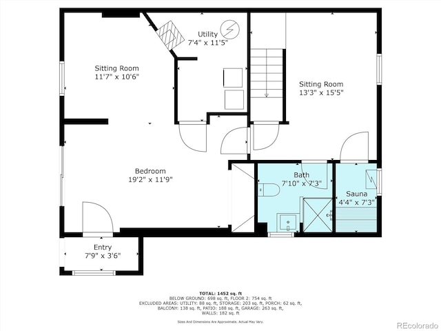 159 Lake Rd, Idaho Springs, CO 80452 - room layout