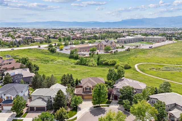 10258 Pennington Ln, Highlands Ranch, CO 80126 - aerial perspective of suburban area with a mountainous background