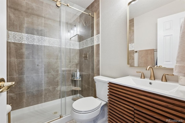 10258 Pennington Ln, Highlands Ranch, CO 80126 - bathroom with vanity and a shower stall