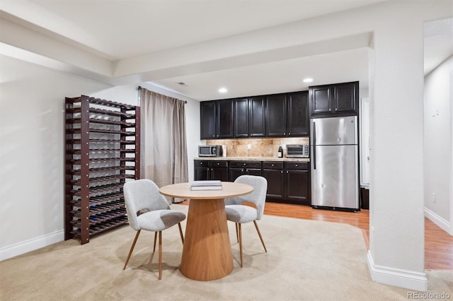 10258 Pennington Ln, Highlands Ranch, CO 80126 - dining space featuring light carpet and recessed lighting