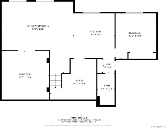 10649 Mt Emerald Dr, Peyton, CO 80831 - floor plan / room layout