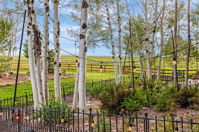 17595 Black Forest Rd, Colorado Springs, CO 80908 - gate featuring a view of countryside