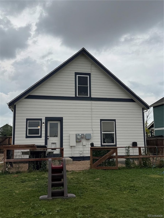 2874 Rose Hill St, Strasburg, CO 80136 - rear view of property