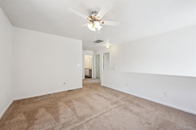 4435 Andes Ct, Denver, CO 80249 - unfurnished room featuring light carpet, ceiling fan, and baseboards