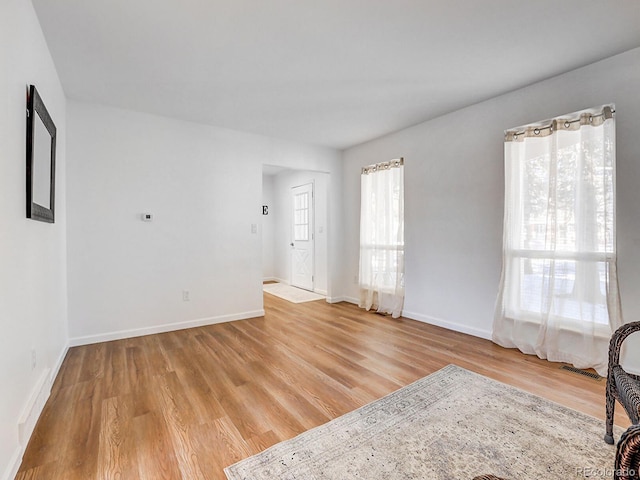 interior space featuring light hardwood / wood-style flooring