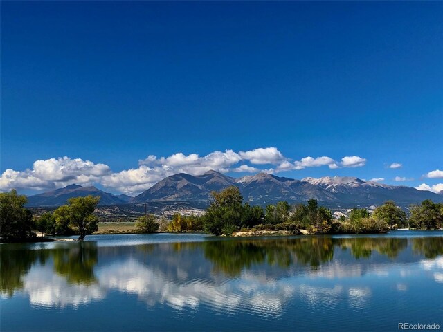 124 E 8th St, Salida, CO 81201 - water view featuring a mountainous background
