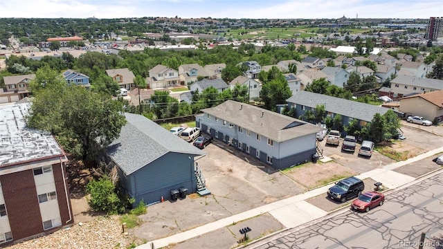 drone / aerial view featuring a residential view