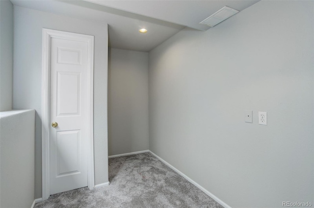 20626 Willowbend Ln, Parker, CO 80138 - empty room with baseboards, carpet flooring, recessed lighting, and visible vents