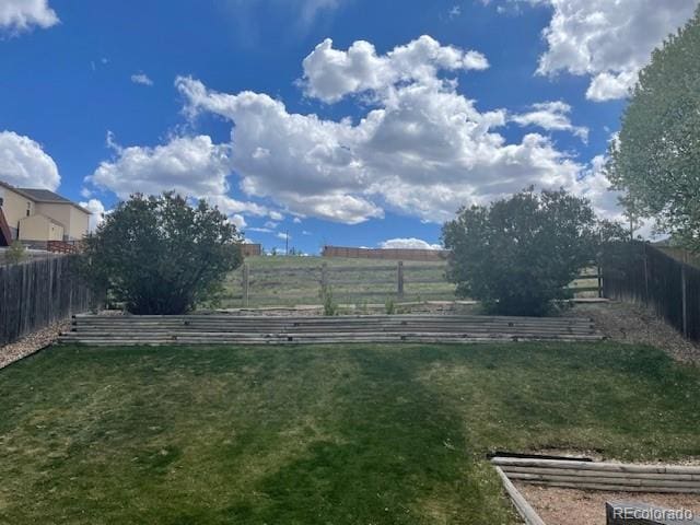 20626 Willowbend Ln, Parker, CO 80138 - view of yard with a fenced backyard