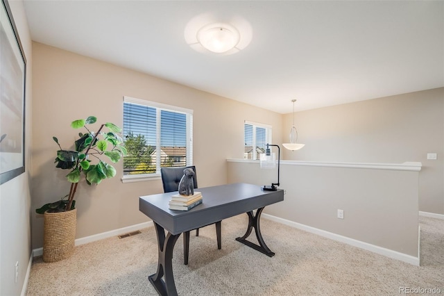 19294 E Warren Pl, Aurora, CO 80013 - home office featuring carpet floors and baseboards