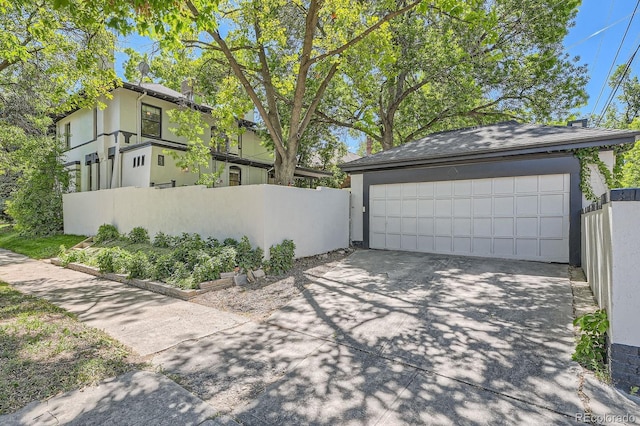 785 Fillmore St, Denver, CO 80206 - view of detached garage