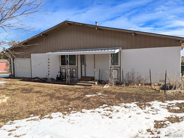 view of front of home