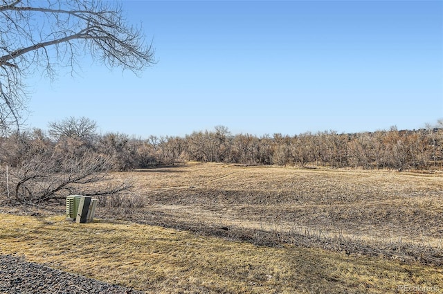 view of nature featuring a rural view