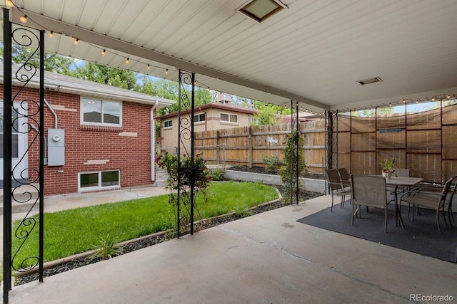 5185 N Meade St, Denver, CO 80221 - view of patio / terrace with outdoor dining area