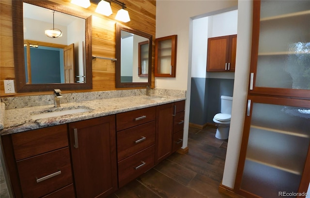 116 Timber Rd, Black Hawk, CO 80422 - bathroom with toilet and double vanity