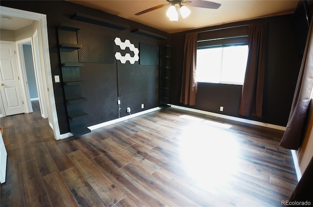 116 Timber Rd, Black Hawk, CO 80422 - spare room with a ceiling fan and wood finished floors
