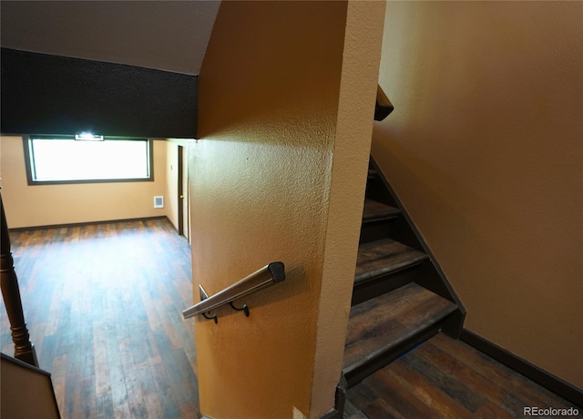 116 Timber Rd, Black Hawk, CO 80422 - staircase featuring wood finished floors