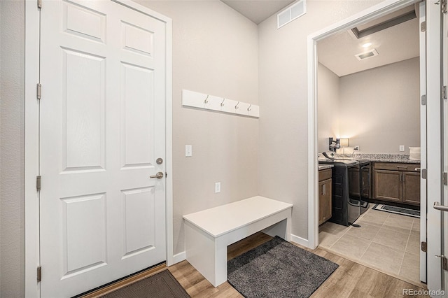 811 W 128th Pl, Westminster, CO 80234 - mudroom featuring light wood-style floors