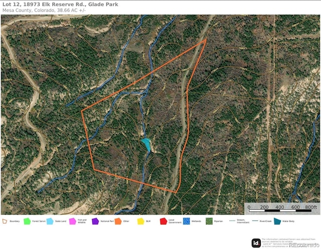 18973 Elk Reserve Rd, Glade Park CO, 81523 land for sale