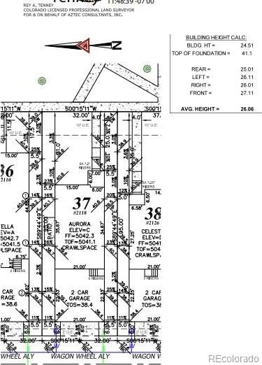2118 Wagon Wheel Aly, Brighton, CO 80601 - map of parcels