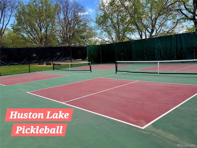 1211 S Zuni St, Denver, CO 80223 - view of tennis court with community basketball court