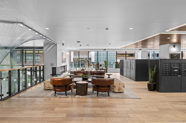 1750 Wewatta St Unit 605, Denver, CO 80202 - building lobby featuring expansive windows