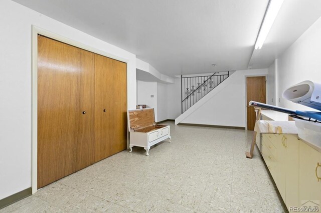 1903 Northmoor Ter, Pueblo, CO 81008 - bedroom with light floors, a closet, and baseboards