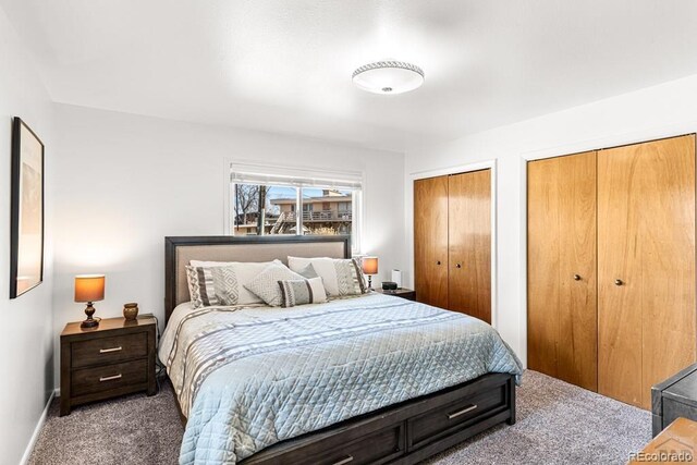 1903 Northmoor Ter, Pueblo, CO 81008 - carpeted bedroom featuring multiple closets and baseboards