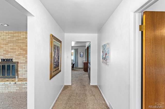 1903 Northmoor Ter, Pueblo, CO 81008 - hallway featuring carpet floors and baseboards